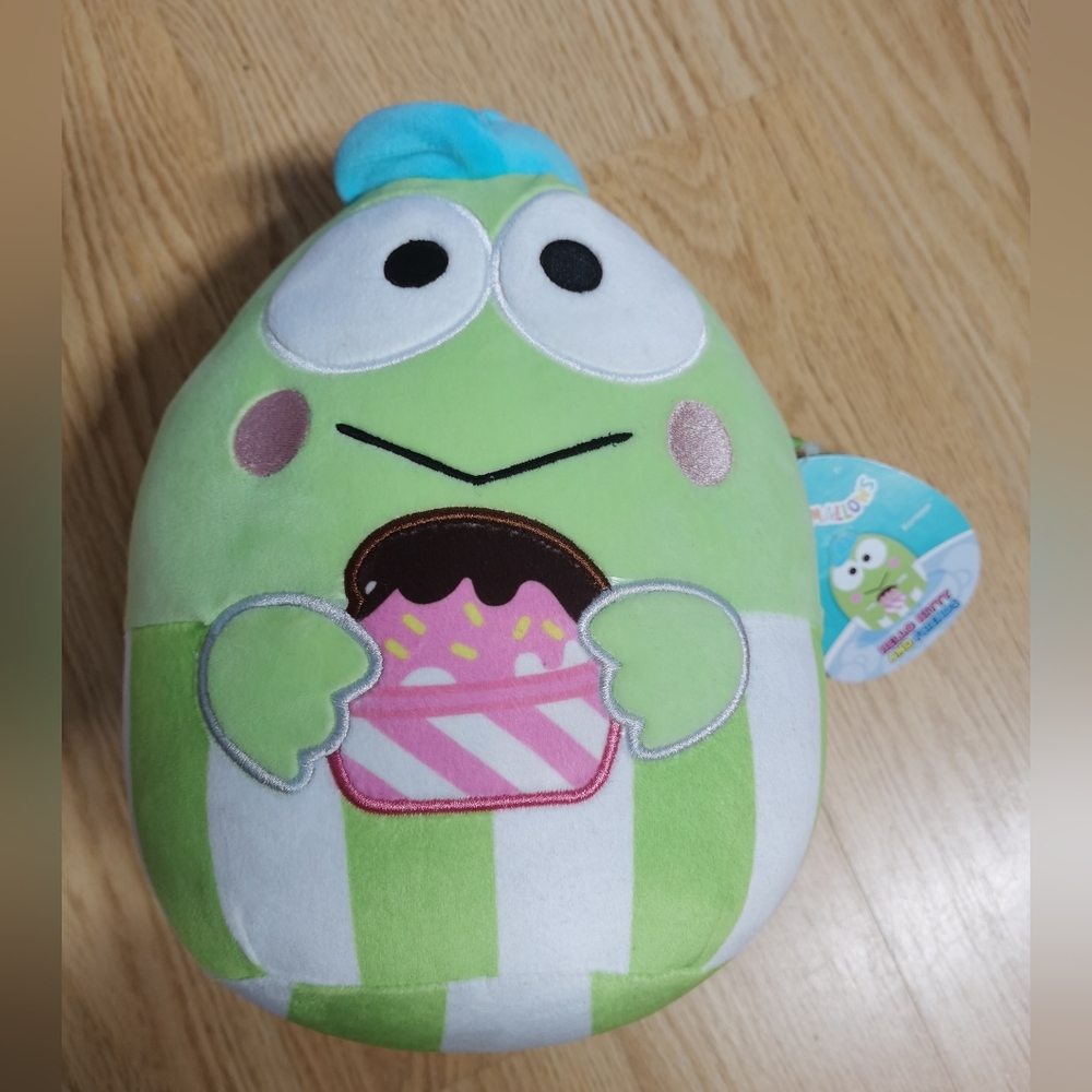 Squishmallows Hello Kitty And Friends Keroppi Plush Toy 8" NWT
